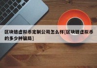 区块链虚拟币定制公司怎么样[区块链虚拟币的多少种骗局]